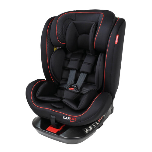 Carkids I-Size - Autostoeltje Darcy 360 Draaibaar 40-150cm Isofix Zwart/Rood