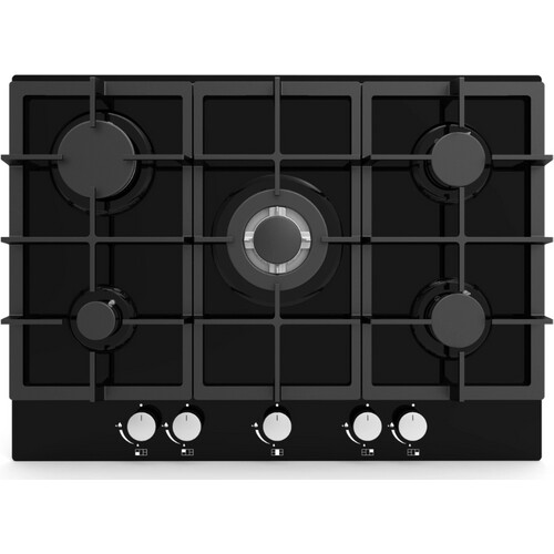 Cata Ubgog701bk Inbouw Gaskookplaat - 5 Kookzone_s - Inclusief Wokbrander | 70cm | Nieuw (outlet)