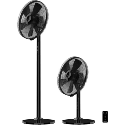 Cecotec EnergySilence 555 - 2in1 Smart XL Staande en bureauventilator - 55 W 16 inch 5 bladen afstandsbediening zwart