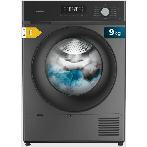 Cecotec Eu01_111258 - Wasdroger - 9 Kg - Energieklasse E - Antraciet | Nieuw (outlet)