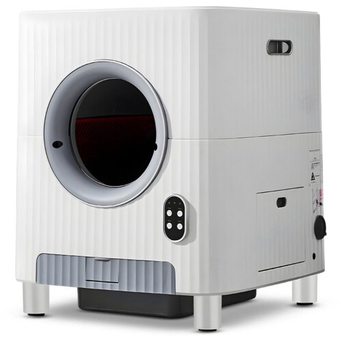 Cellavi Zelfreinigende Kattenbak - Automatische Kattenbak - Camera en App - XXL 68L - Wit Tweedehands