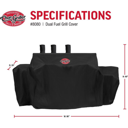 Char-Griller® Double Play - Hoes gas- en houtskoolbarbecue