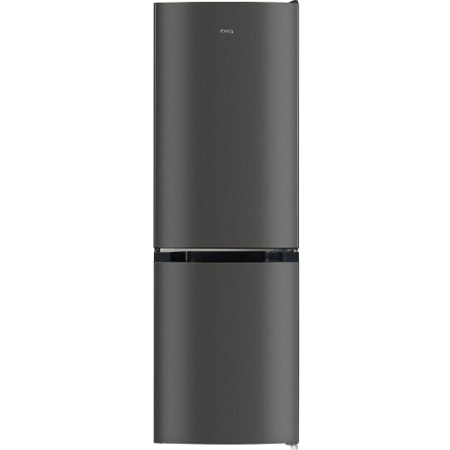 CHiQ CBM157LC - Koel-vriescombinatie - 157 Liter - Low Frost - Hoogte 144 cm - Donkere roestvrijstalen afwerking