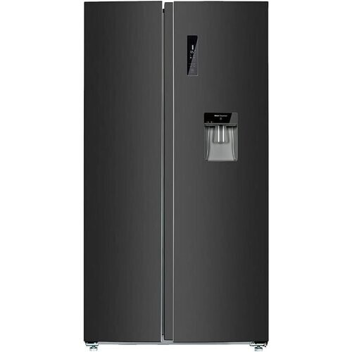 Chiq Fss559nei42d - Amerikaanse Koelkast - 177 Cm - 565l - No Frost - Waterdispenser - Zwart Rvs | Nieuw (outlet) Tweedehands