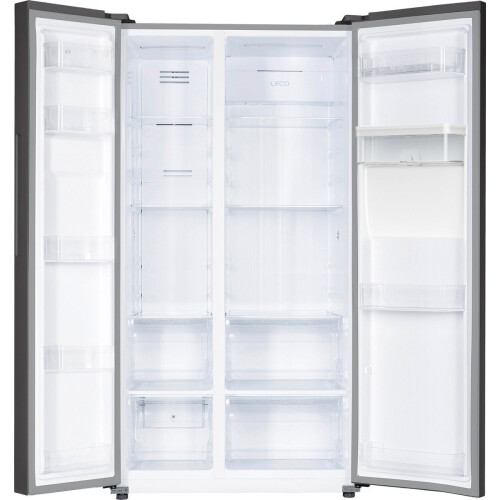 Chiq Fss559nei42d - Amerikaanse Koelkast - 177 Cm - 565l - No Frost - Waterdispenser - Zwart Rvs | Nieuw (outlet)
