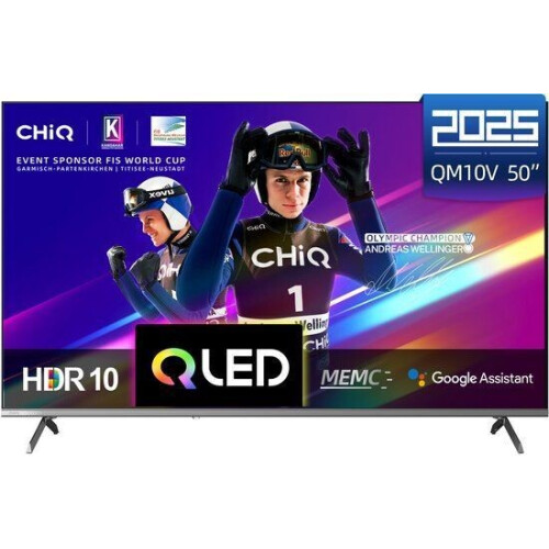 CHiQ U50QM10V - Smart TV 50 Inch - QLED Pro 4K UHD - Dolby Audio - (2025) Tweedehands