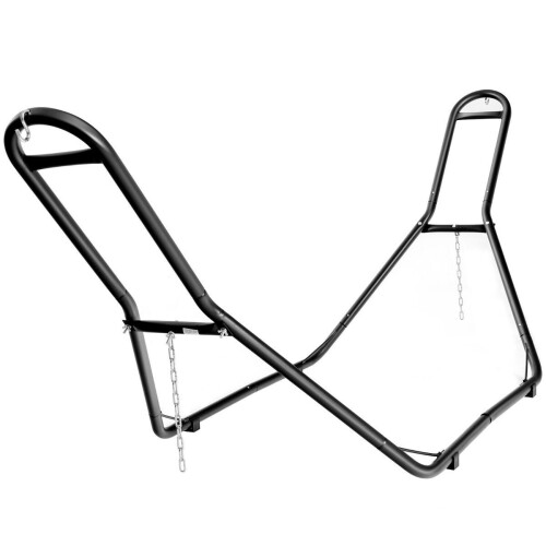 Coast Hangmatstandaard - Max. 200 kg - 270 x 100 x 110 cm - Zwart Tweedehands