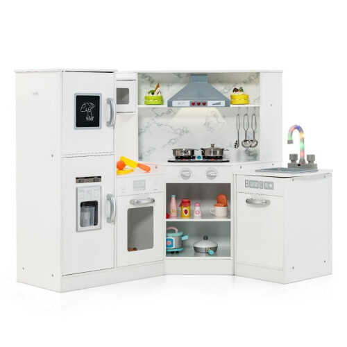 Coast Kinderkeuken - Houten Speelkeuken - Licht & Geluid - Wit