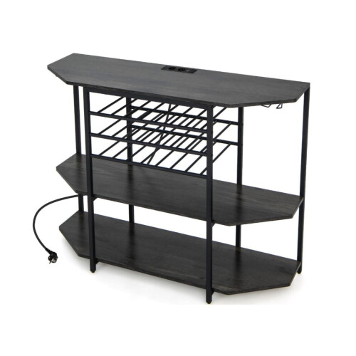 coast stellingskast - 3 laags - zwart Tweedehands