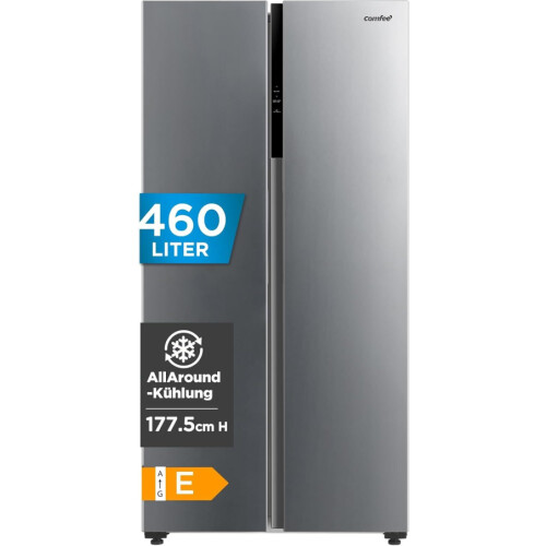Comfee RCS609IX2 - Amerikaanse Koelkast - 460L - No Frost - Water- en ijsdispenser - RVS