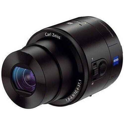 Compactcamera Cyber-shot DSC-QX100 - Zwart + Sony Carl Zeiss Vario-Sonnar T* 28-100mm f/1.8-4.9 f/1.8-4.9 Tweedehands