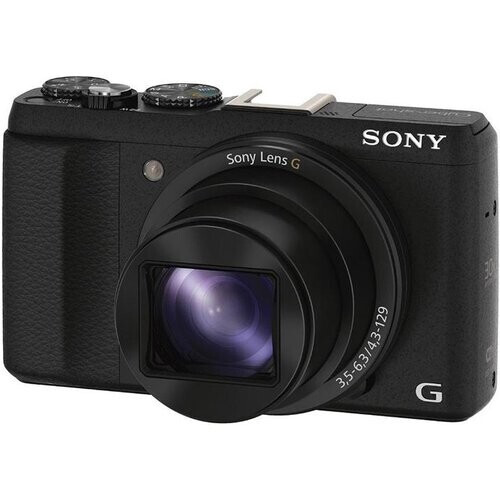 Compactcamera DSC-HX60V - Zwart + Sony Sony G Lens 24-720 mm f/3.5-6.3 f/3.5-6.3 Tweedehands