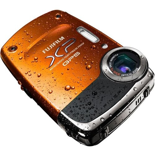 Compactcamera FinePix XP30 - Oranje + Fujifilm Fujinon Wide Optical Zoom 28-140 mm f/3.9-4.9 f/3.9-4.9 Tweedehands