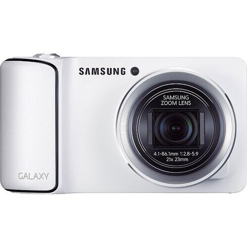 Compactcamera Galaxy EK-GC100 - Wit + Samsung Zoom Lens 23-483mm f/2.8-5.9 f/2.8-5.9 Tweedehands