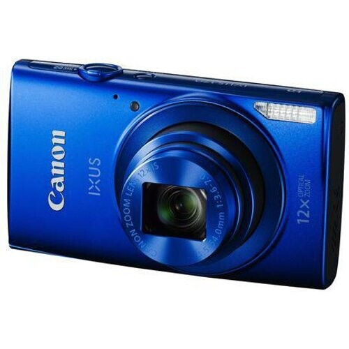 Compactcamera IXUS 170 - Blauw + Canon Canon Zoom Lens 12x IS 25-300mm f/3.6-7.0 f/3.6-7.0 Tweedehands