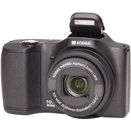 Compactcamera PixPro FZ101 - Zwart + Kodak zoom lens 10x Wide 25-250mm f/3.6-6.7 f/3.6-6.7 Tweedehands
