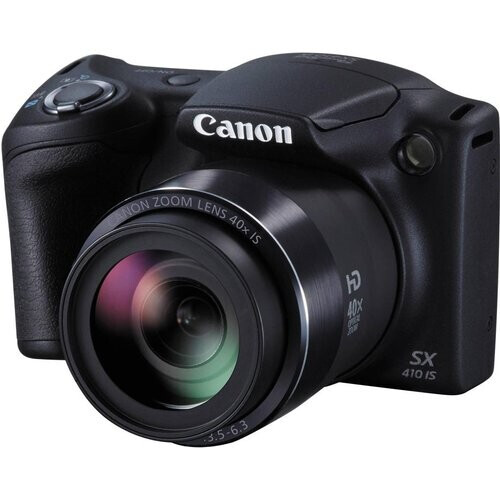 Compactcamera PowerShot SX410 IS - Zwart + Canon Zoom Lens 40X IS 24–960mm f/3.5–5.6 f/3.5–5.6 Tweedehands