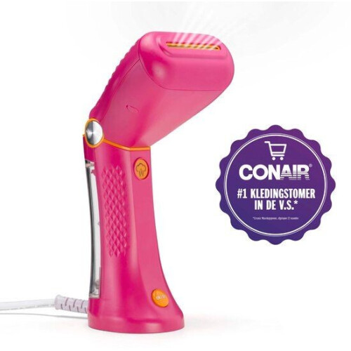 Conair Extreme Steam Handheld Kledingstomer GSC24PKE, met een afneembare watertank van 90ml, snelle opwarmtijd van 35 seconden, Lichtgewicht Reis