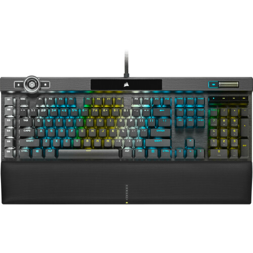 Corsair K100 RGB - Mechanisch Gaming Toetsenbord - OPX Switch - Qwerty US - Zwart Tweedehands