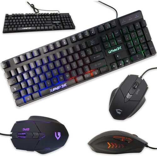 Cortek Toetsenbord QWERTY Italiaans Verlicht GP6 Kit Mouse and Keyboard Tweedehands