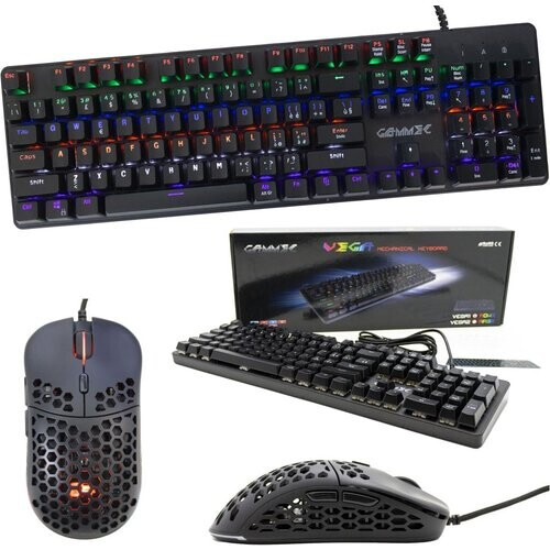 Cortek Toetsenbord QWERTY Italiaans Verlicht Honeycomb 3325 Kit Mouse and Keyboard Tweedehands