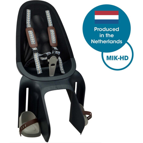 Cortina Lisbon Qibbel Air Fietstoeltje Achter - MIK-HD - Mesh Rugleuning - Blauw