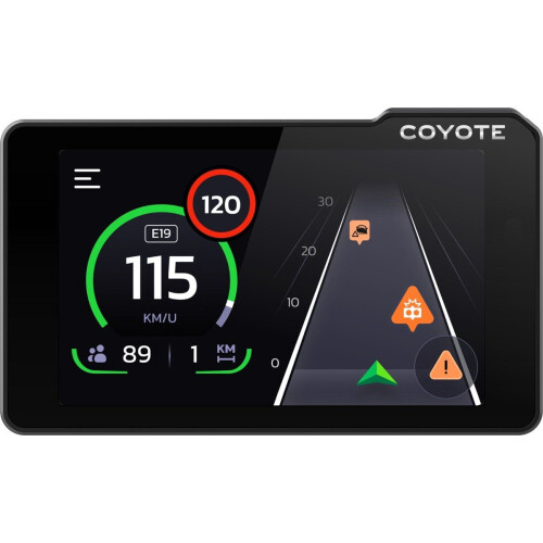 Coyote MAX - Rijassistentiesysteem - 4"touchscreen - GPS met realtime waarschuwingen Tweedehands