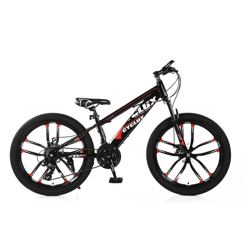 Cyclux Road Bike Jongensfiets Mtb 24 Inch 21 Speed Shimano Oranje