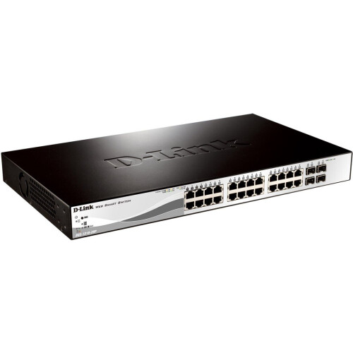 D-Link DES-1210-28P - Netwerkswitch - Smart Managed - PoE (24 poorten)