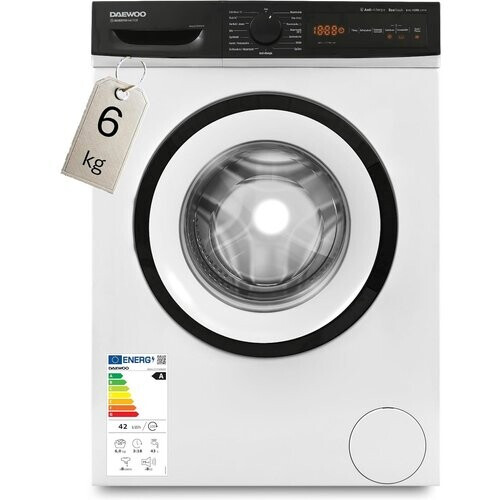 Daewoo Wm612t2twb0de - Wasmachine - 6 Kg - 1100 Tpm - Energieklasse A | Nieuw (outlet)