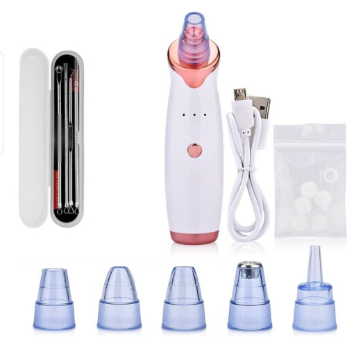DAKANNA® - Mee eters Verwijderen - Blackhead Remover - Mee eter Verwijderaar - Gezichtsverzorging - Elektrisch - Acne - Vacuum - Huidverzorging - Multitool Set