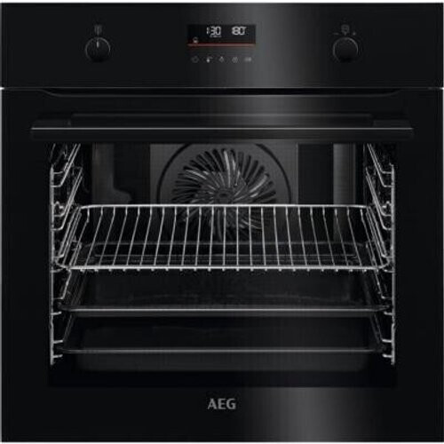 De Aeg 6000 Serie Bpk435090b Inbouw Oven - Hete Lucht & Grill Functie - Surroundcook®-technologie - Pyrolytische Zelfreiniging - 71 Liter - Zwart | Nieuw (outlet) Tweedehands