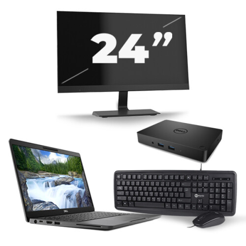 Dell Latitude 5300 - Intel Core i7-8e Generatie - 13 inch - 16GB RAM - 256GB SSD - Windows 11 + 1x 24 inch Monitor Tweedehands