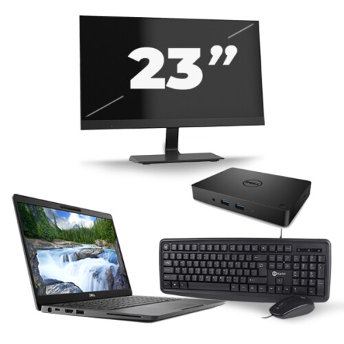 Dell Latitude 5300 - Intel Core i7-8e Generatie - 13 inch - 16GB RAM - 256GB SSD - Windows 11 + 1x 23 inch Monitor Tweedehands