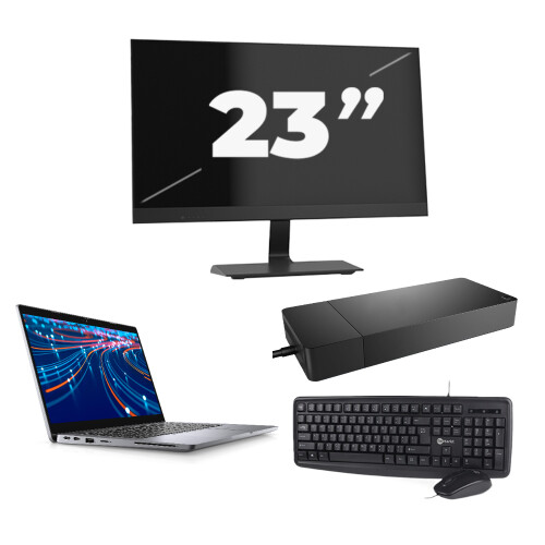 Dell Latitude 5320 - Intel Core i5-11e Generatie - 13 inch - 16GB RAM - 256GB SSD - Windows 11 Home + 1x 23 inch Monitor Tweedehands