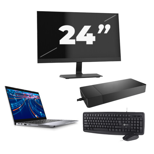 Dell Latitude 5320 - Intel Core i5-11e Generatie - 13 inch - 16GB RAM - 256GB SSD - Windows 11 Home + 1x 24 inch Monitor Tweedehands