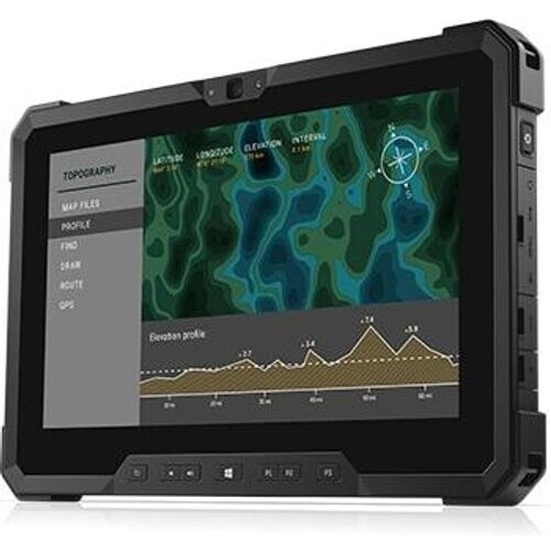 Dell Latitude 7212 Rugged Extreme Tablet 256GB - Zwart - WiFi + 4G Tweedehands