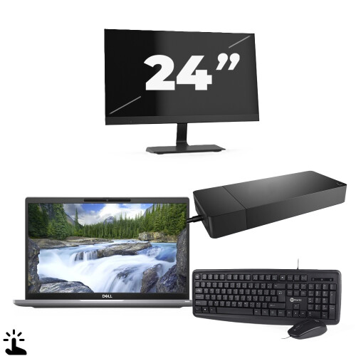 Dell Latitude 7320 - Intel Core i5-11e Generatie - 13 inch - Touch - 16GB RAM - 256GB SSD - Windows 11 Home + 1x 24 inch Monitor Tweedehands