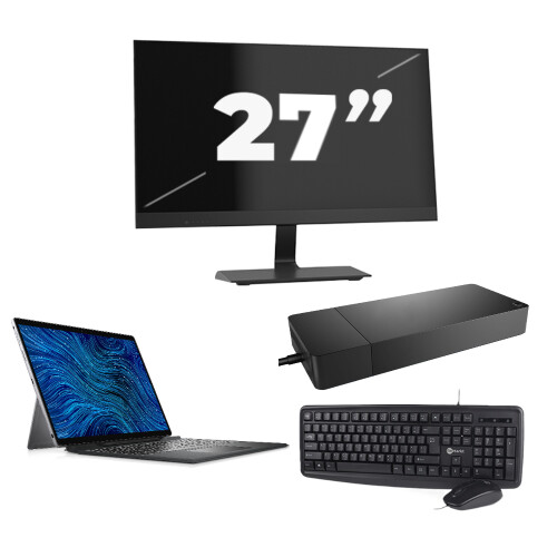 Dell Latitude 7320 - Intel Core i7-11e Generatie - 13 inch - 16GB RAM - 512GB SSD - Windows 11 Home + 1x 27 inch Monitor Tweedehands