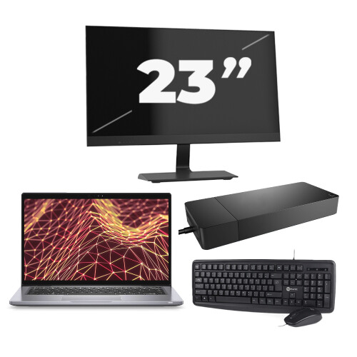 Dell Latitude 7330 - Intel Core i5-12e Generatie - 13 inch - Touch - 16GB RAM - 256GB SSD - Windows 11 Home + 1x 23 inch Monitor Tweedehands