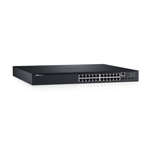 DELL N1500 - Netwerk Switch - 128 Gbit/s - 24 Poorten - PoE+ - Zwart Tweedehands