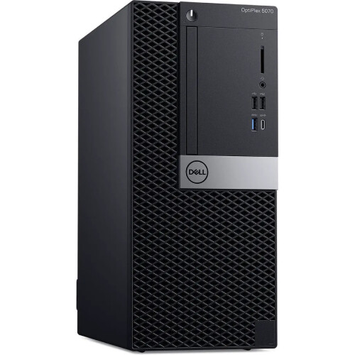 Dell Optiplex 5070 Micro Tower - Intel Core i5-9e Generatie - 16GB RAM - 256GB SSD - Windows 11 Tweedehands