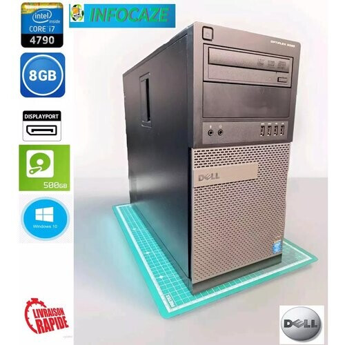 Dell OptiPlex 9020 TOWER Core i7 3.6 GHz - 1 TB SSD RAM 16GB Tweedehands