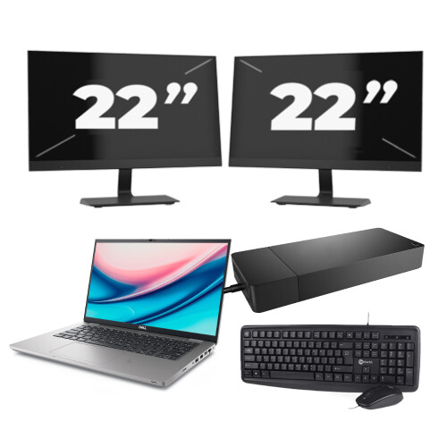Dell Precision 3541 - Intel Core i7-9e Generatie - 15 inch - 8GB RAM - 256GB SSD - Windows 11 + 2x 22 inch Monitor Tweedehands