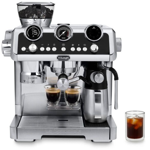 De'Longhi EC9865.M - Espressomachine - 2,5L waterreservoir 19bar pompdruk - Zilver