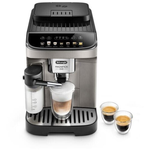 DeLonghi Magnifica Evo ECAM290 - Volautomatische espressomachine - 7 one-touch dranken - Titanium