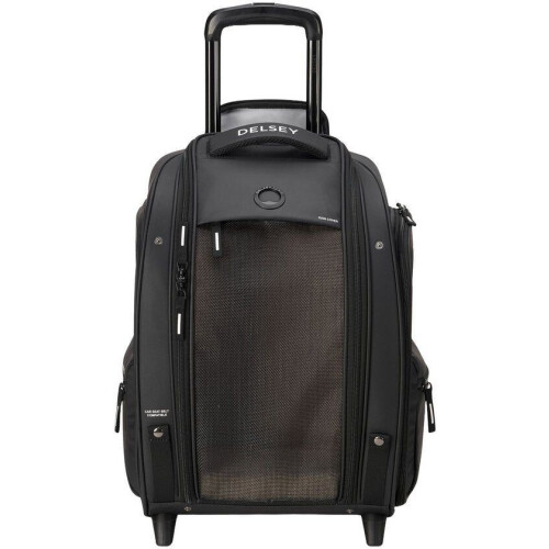 DELSEY PARIS Raspail 2R - Dieren Carrier - Trolley 48cm - Zwart Tweedehands