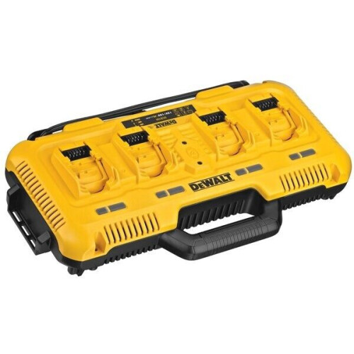 DeWalt DCB104-QW - Lader - Laadt 4 batterijen tegelijk op - 8A uitgangsstroom