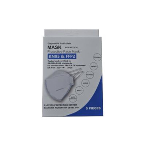 Disposable face mask, KN95 & FFP2