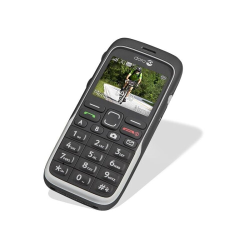 Doro PhoneEasy 520X - 3G - FM-radio Handsfree - Zwart Tweedehands